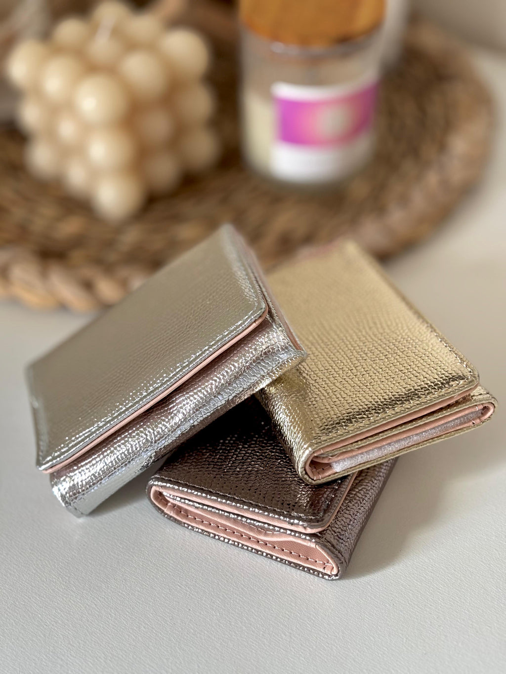 Billetera Roma con brillo